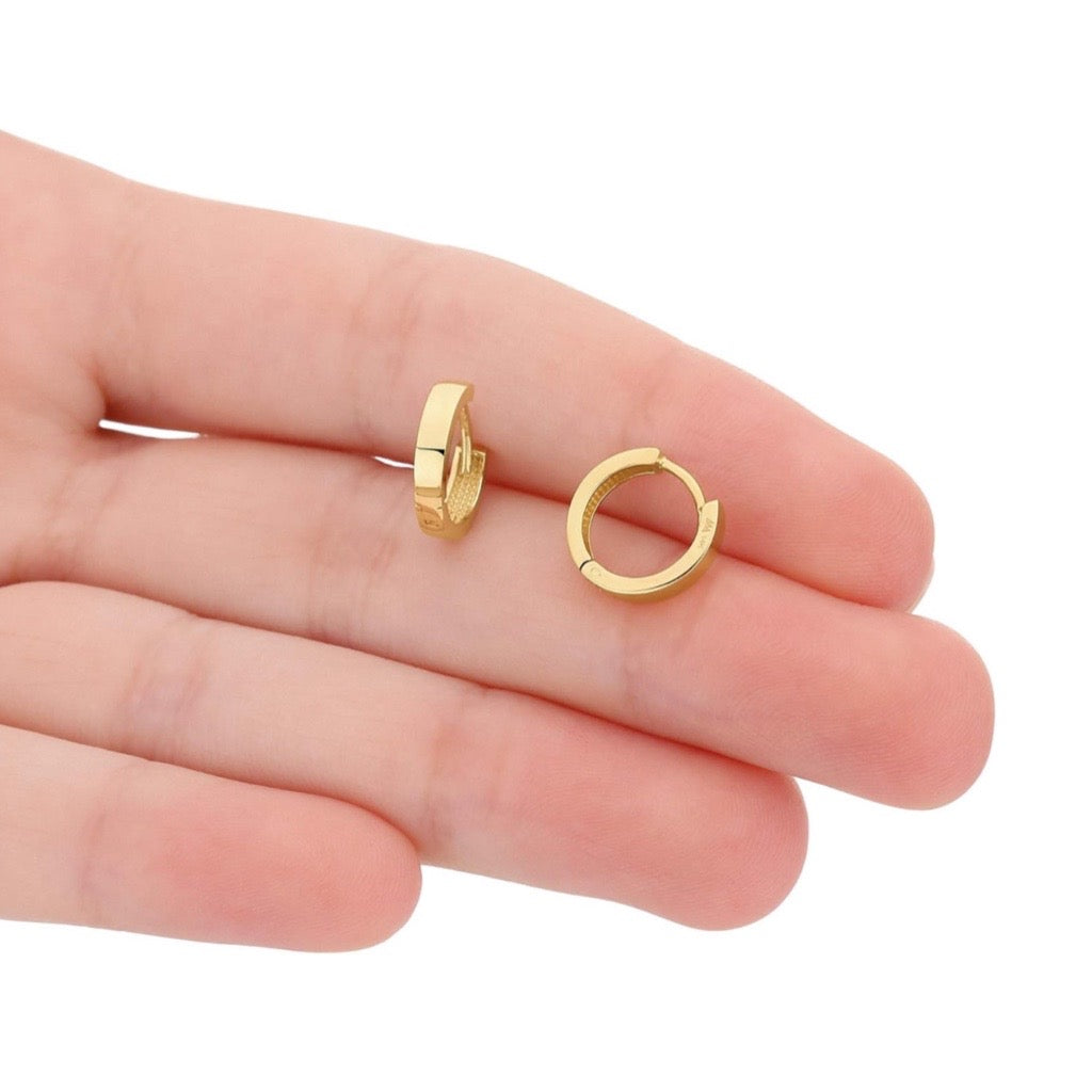 classic gold hoops