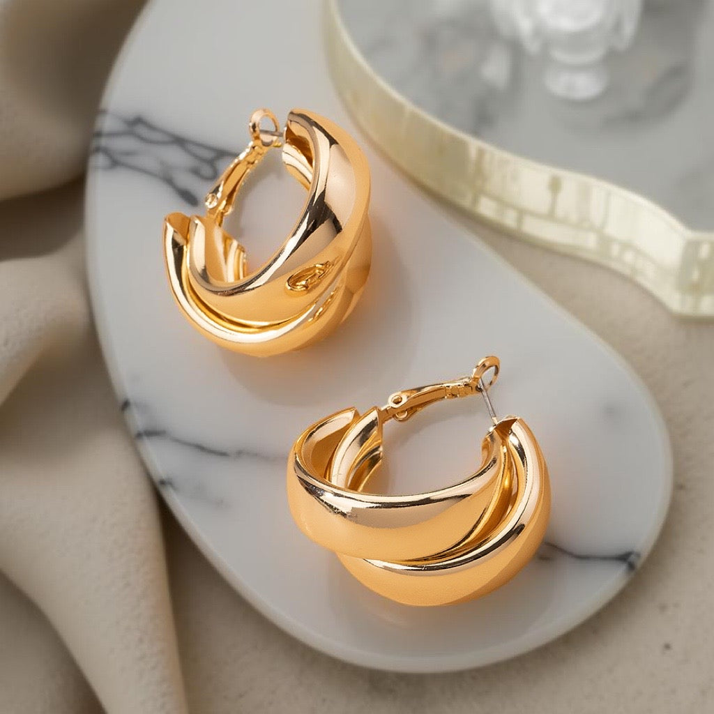 golden hoops