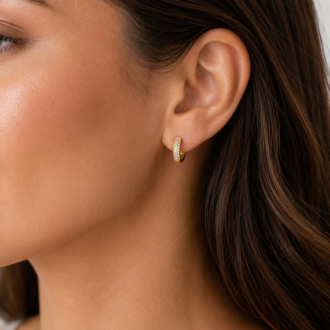 15mm x 4mm Elegant Hoop Earrings