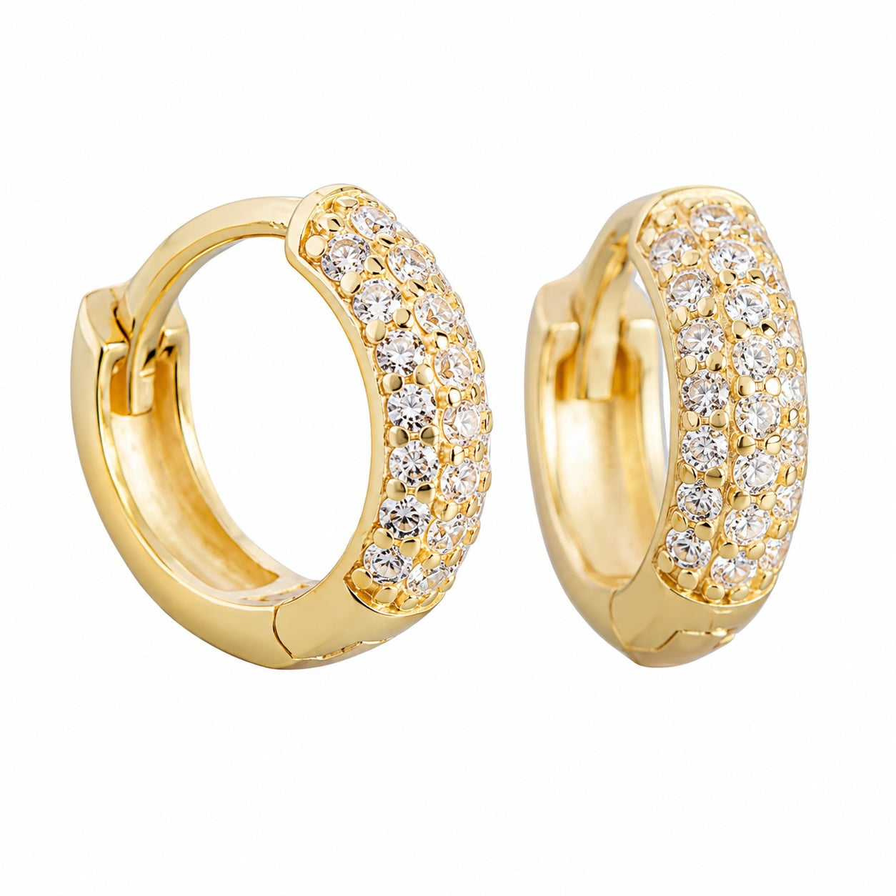 15mm x 4mm Elegant Hoop Earrings