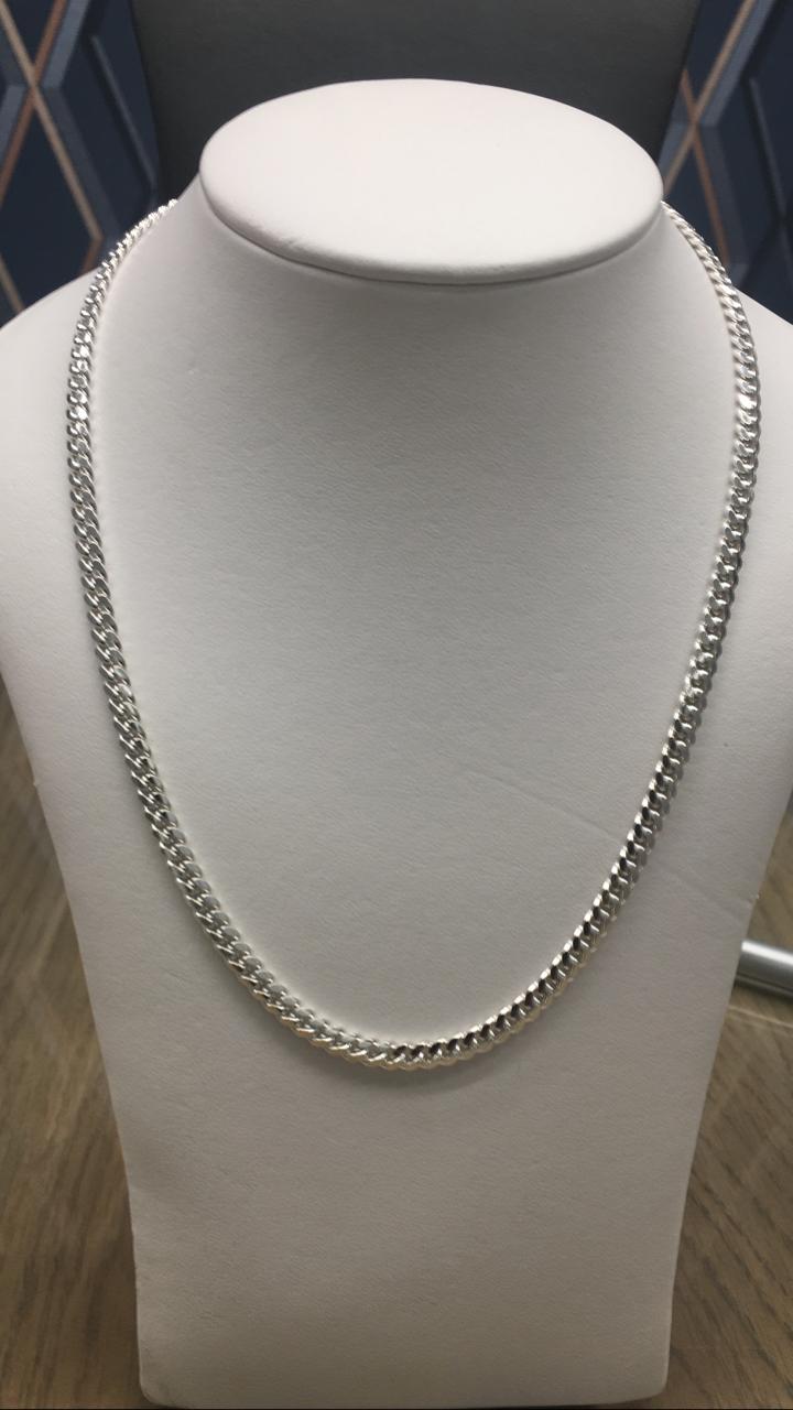 Cuban Miami Curb Necklace - 925 Sterling Silver