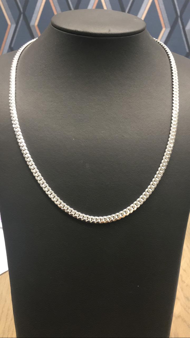 Cuban Miami Curb Necklace - 925 Sterling Silver