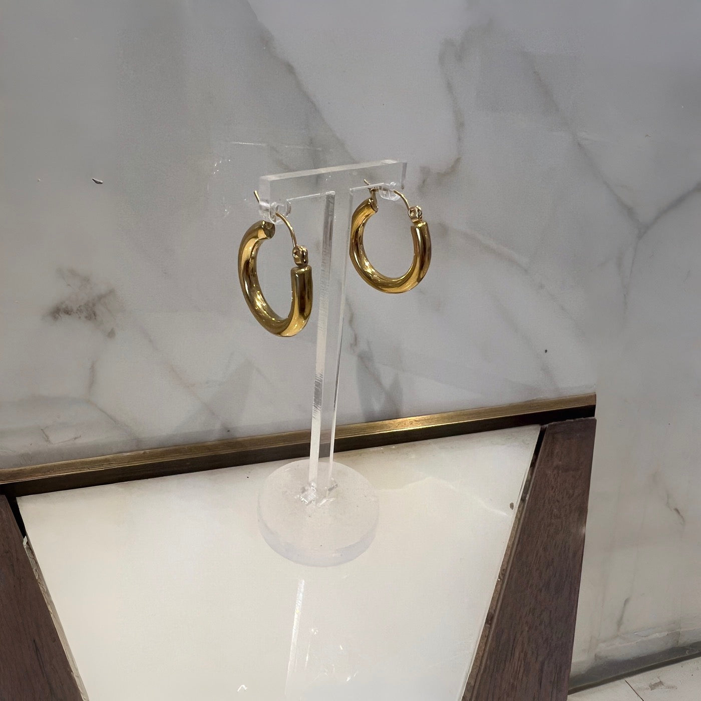 24mm x 4mm Hoop Earrings
