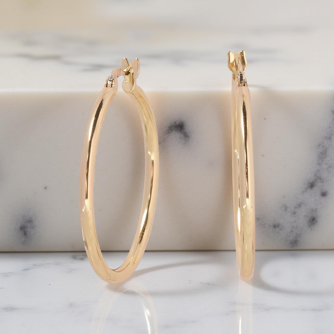 30mm Hoop Earrings