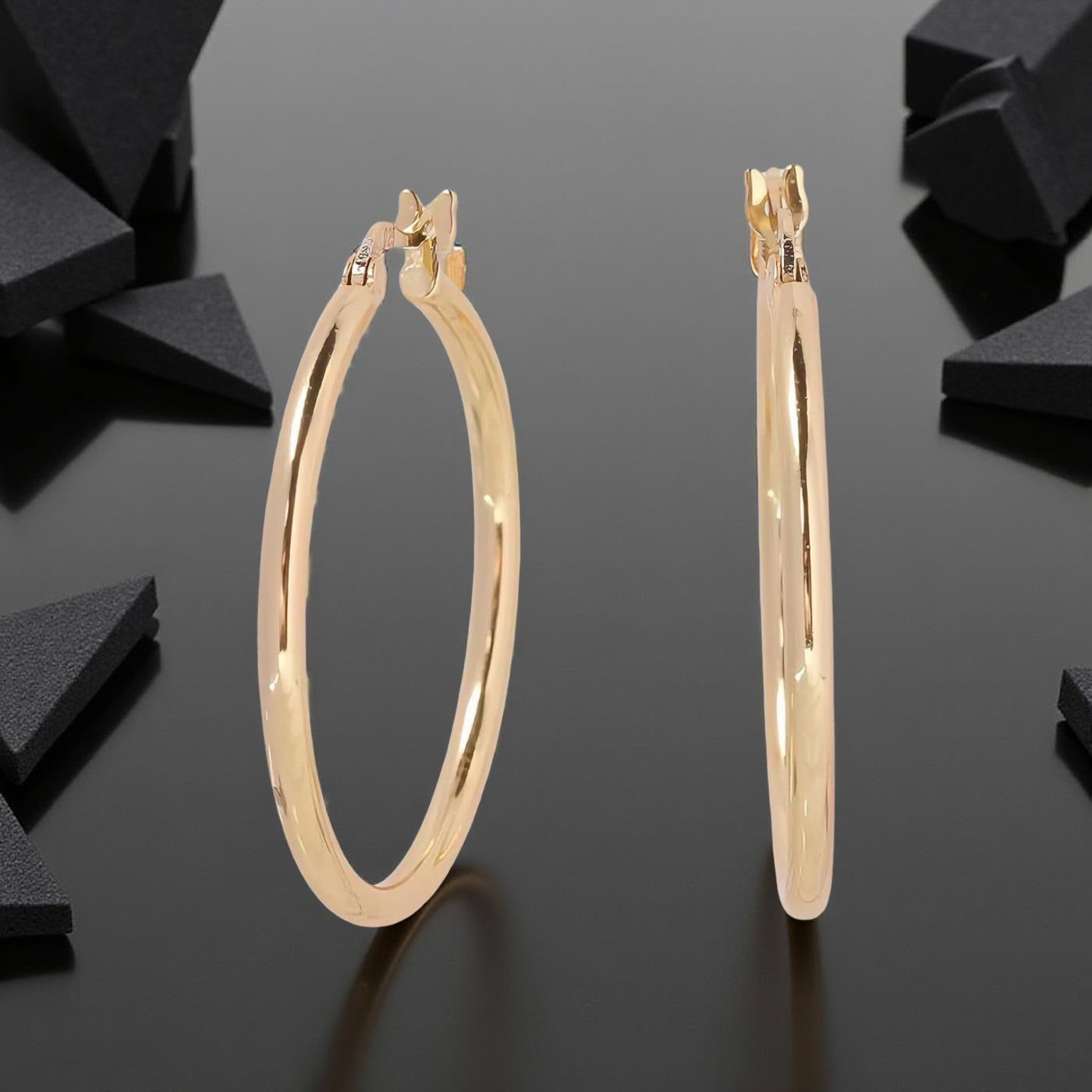 30mm Hoop Earrings
