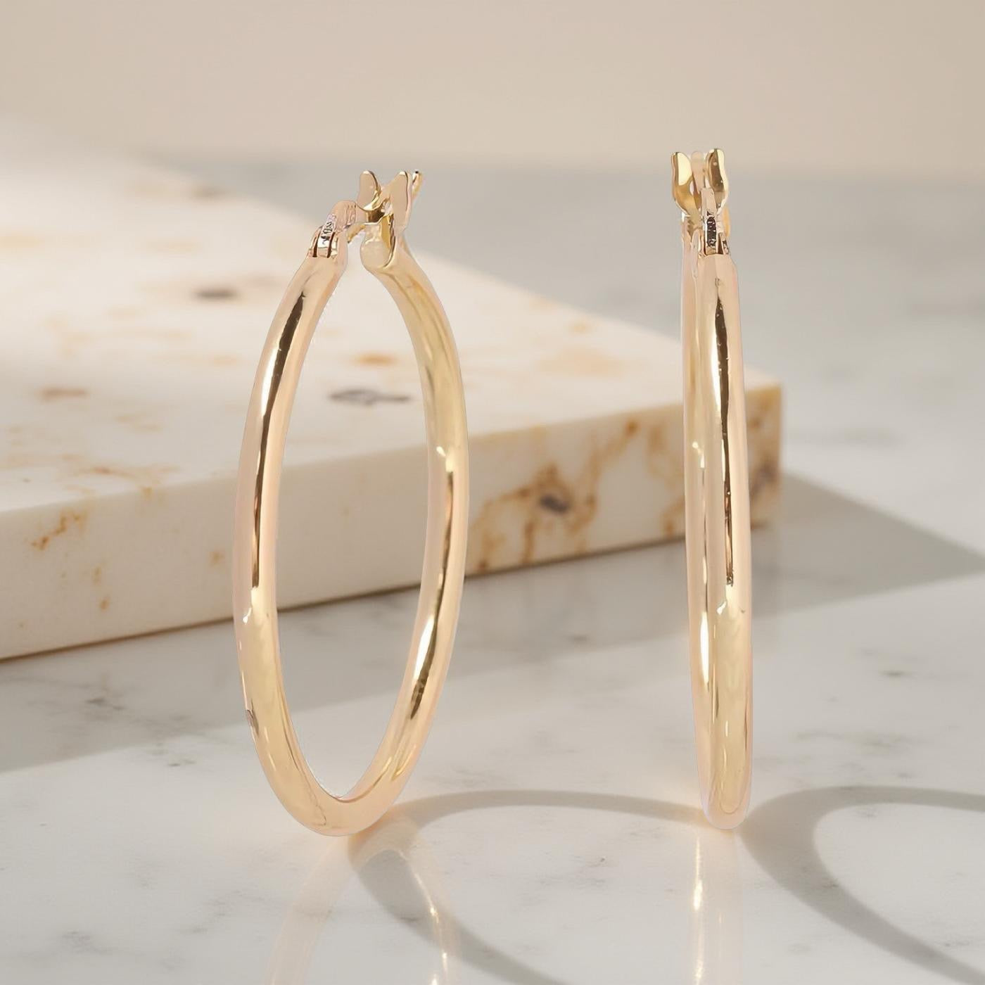 30mm Hoop Earrings