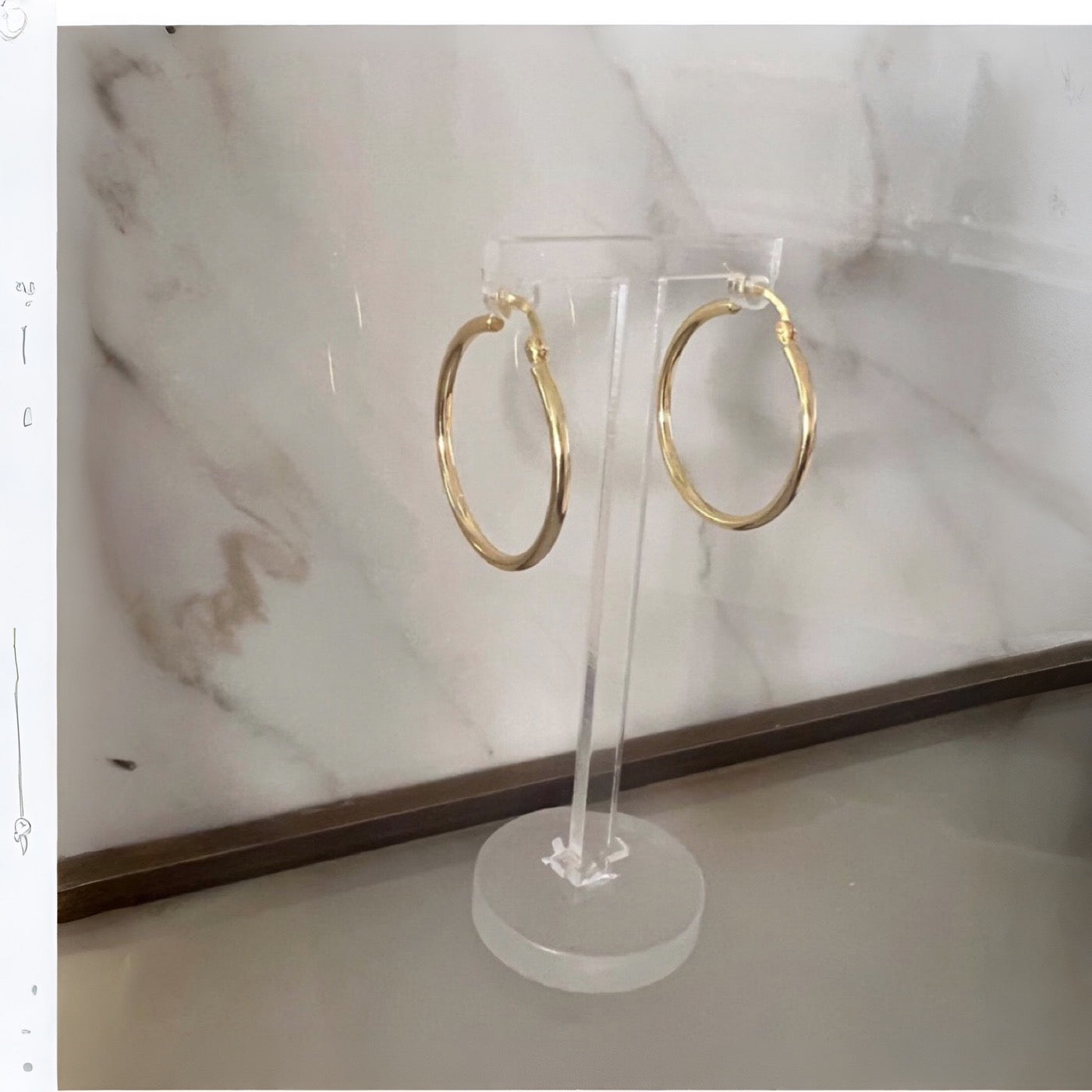 30mm Hoop Earrings