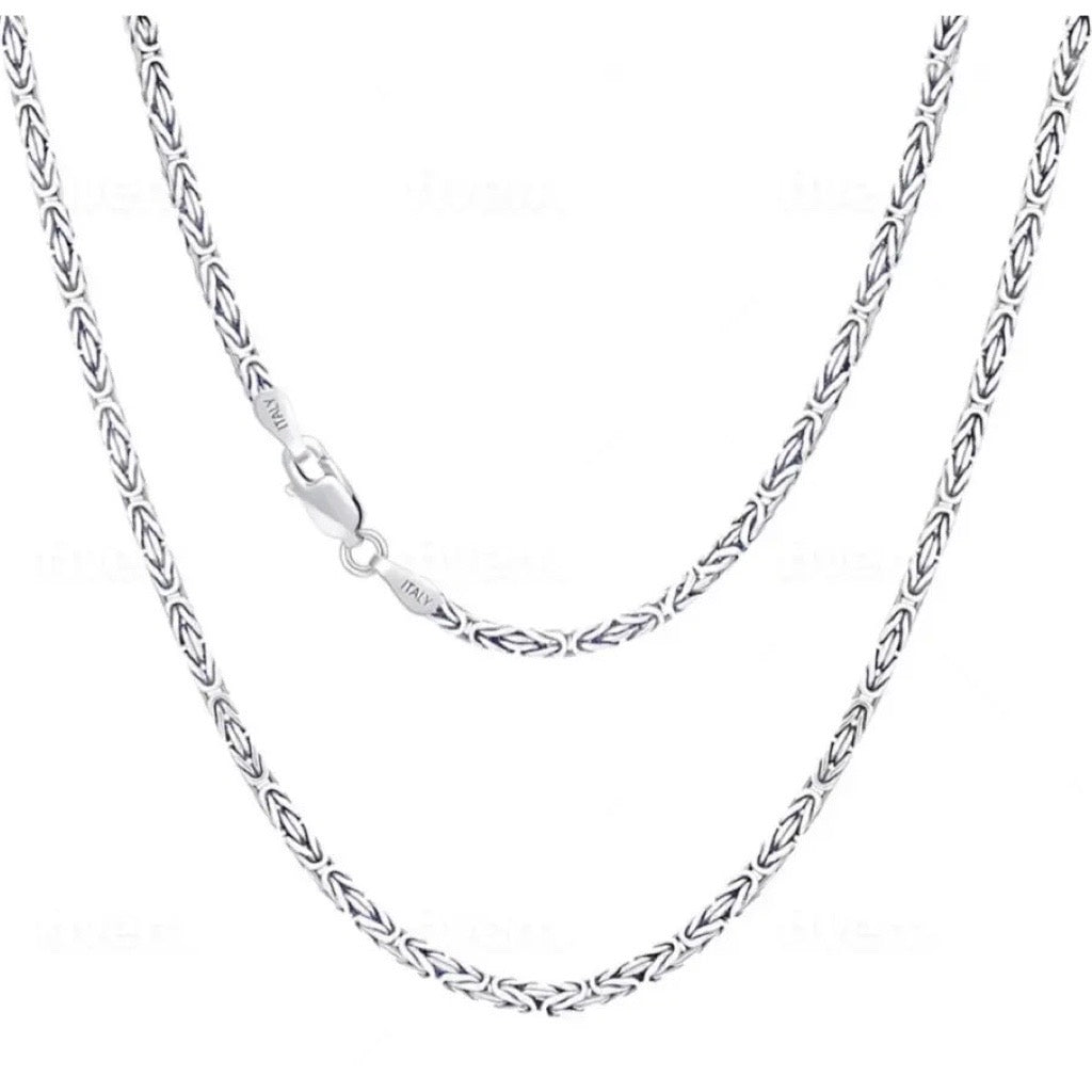 Bezantine Necklace in silver