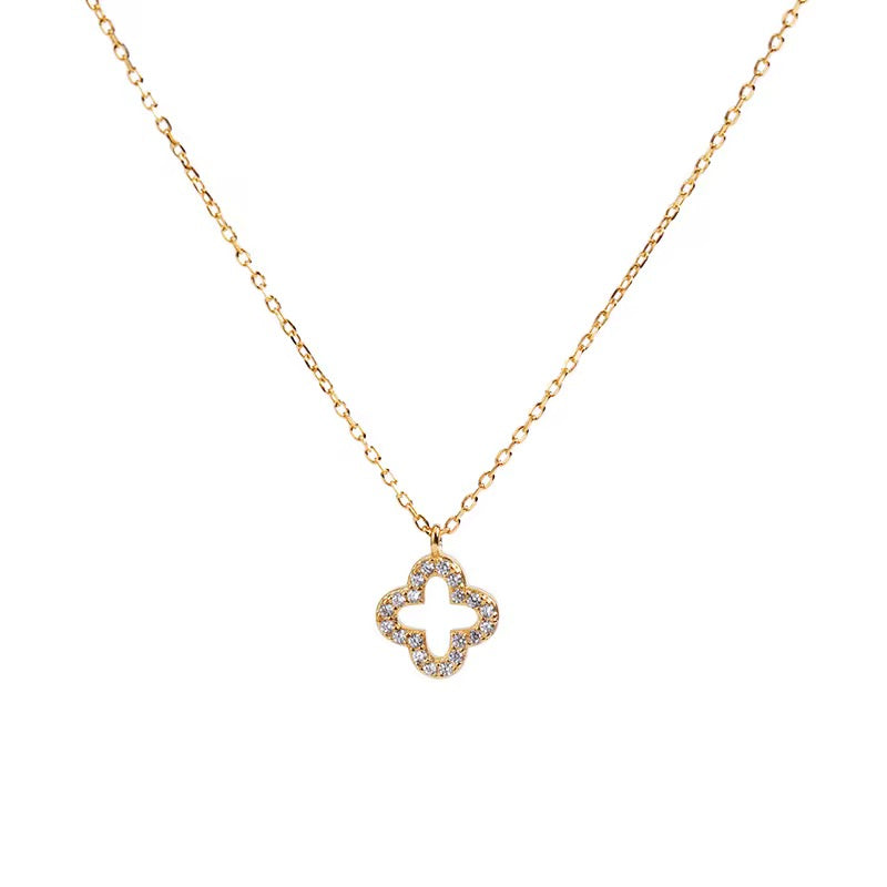 Gold Clover Pendant