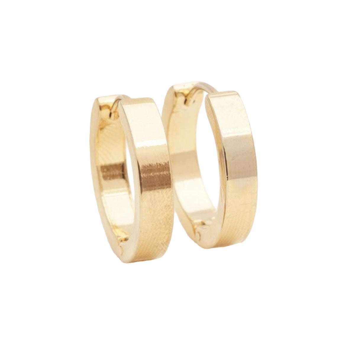 9ct Yellow Gold 16mm Huggies