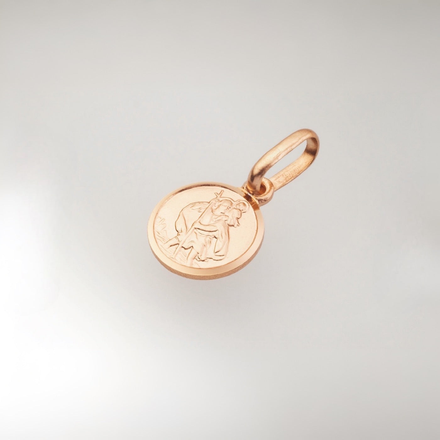 St Christopher Medallion in 9ct Yellow Gold