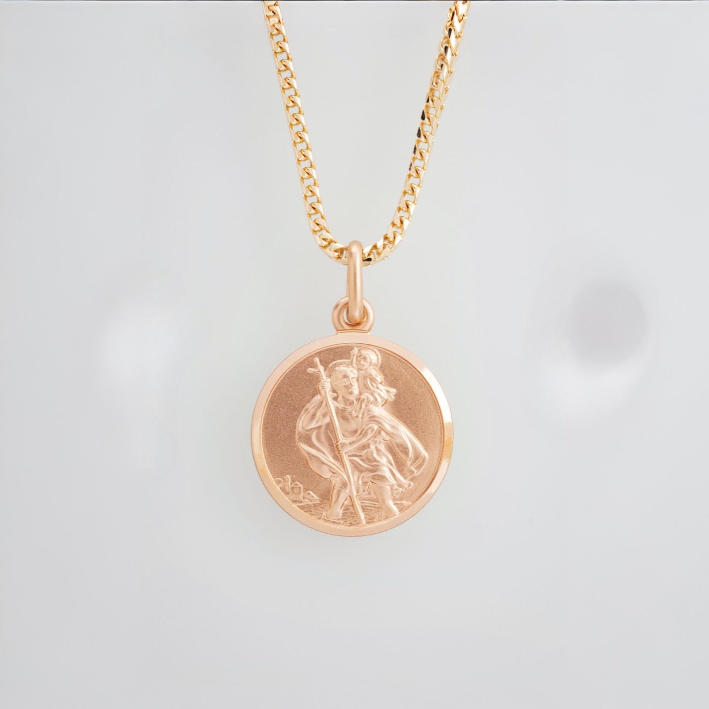 St Christopher Medallion in 9ct Yellow Gold