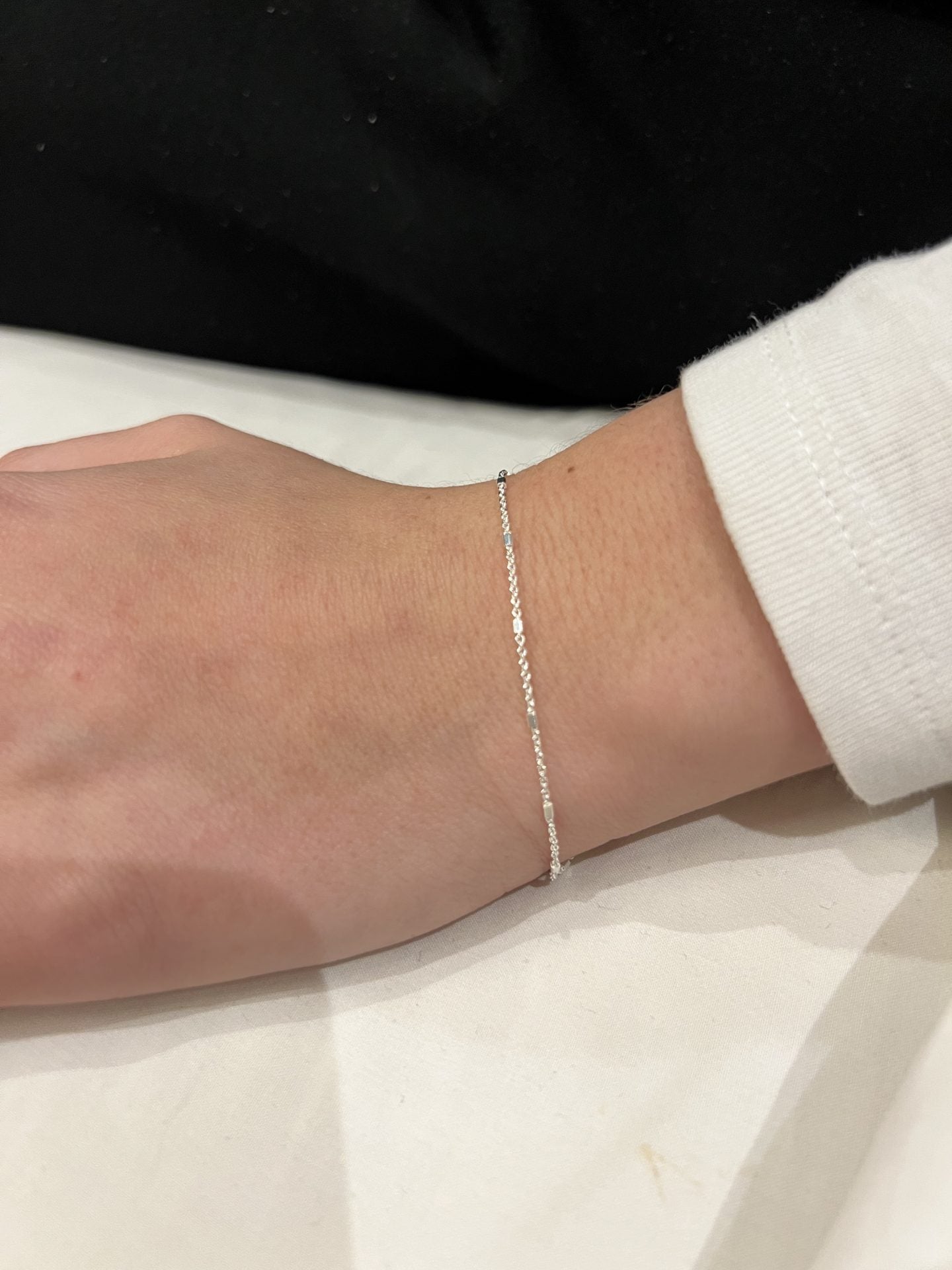 Pretty Petite Tube Ankle Chain