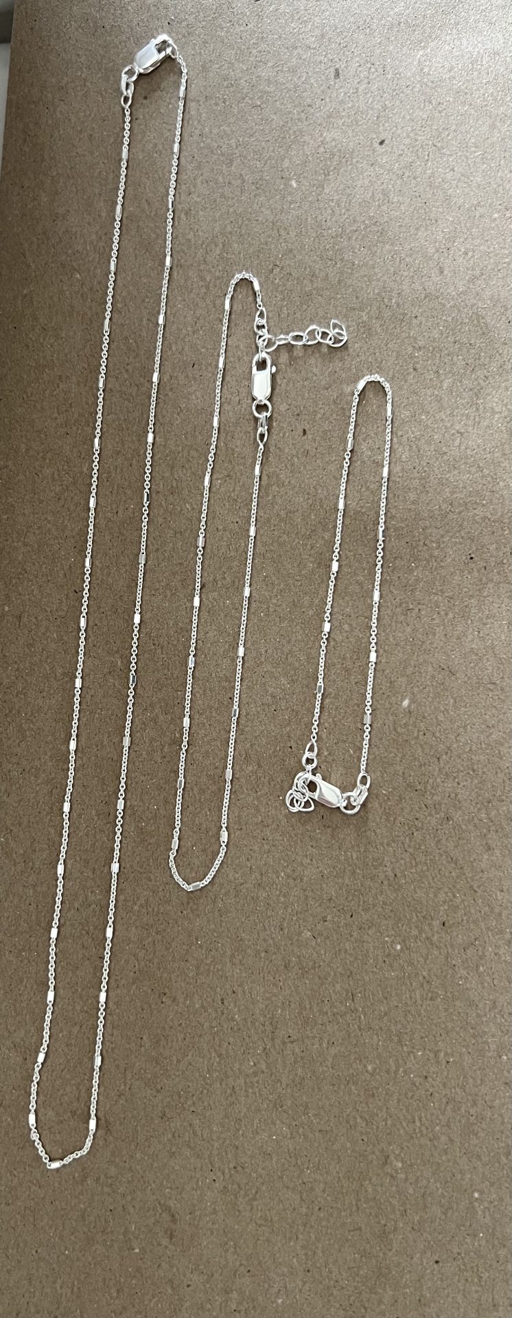 Pretty Petite Tube Ankle Chain