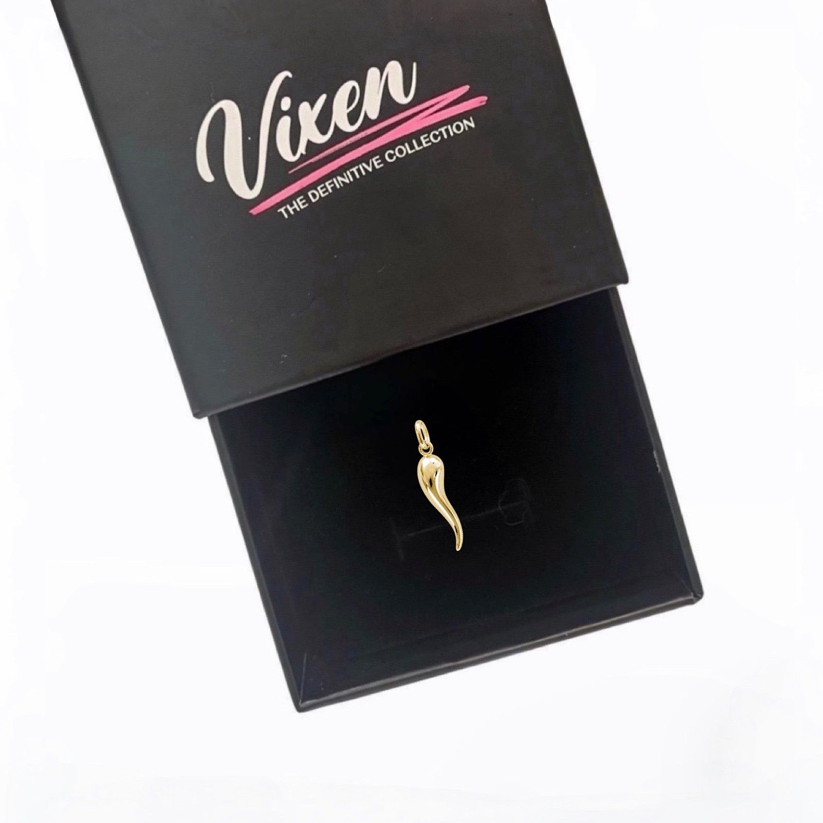9ct Yellow Gold Italian Lucky Horn Charm