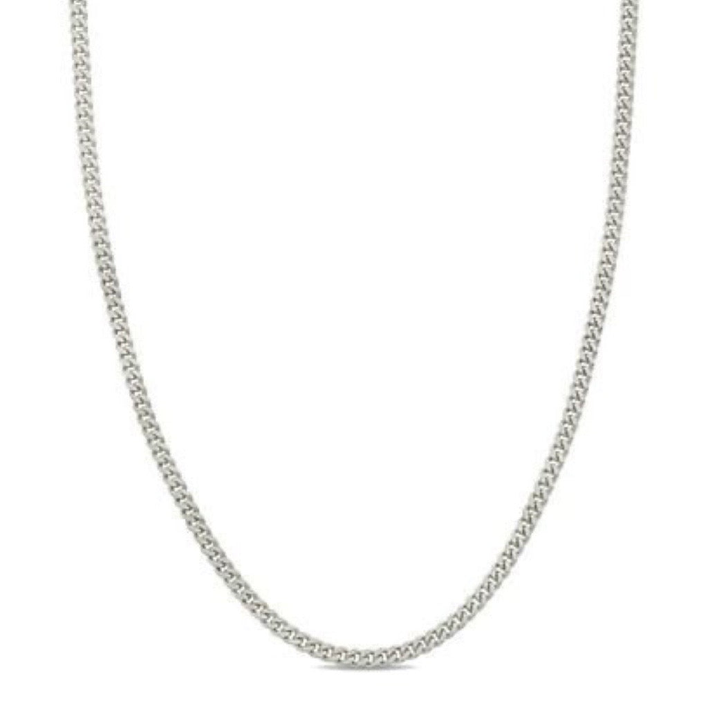 Cuban Miami Curb Necklace - 925 Sterling Silver