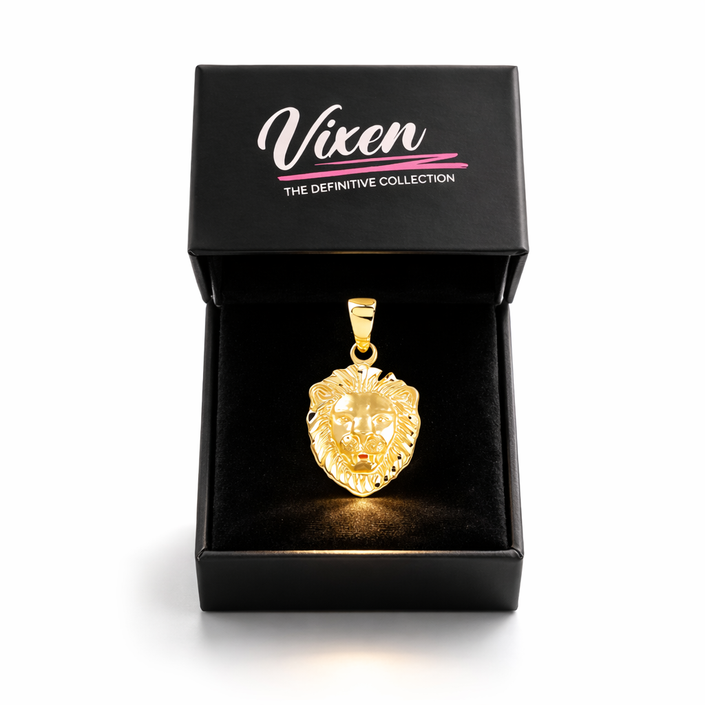 Lion Pendant in 9kt Yellow Gold