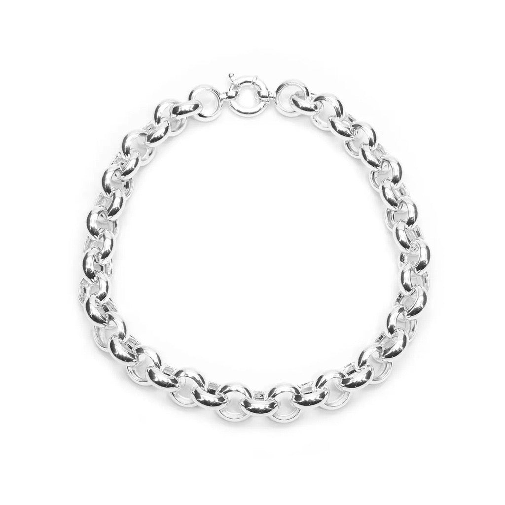 Rolo Necklace in Silver