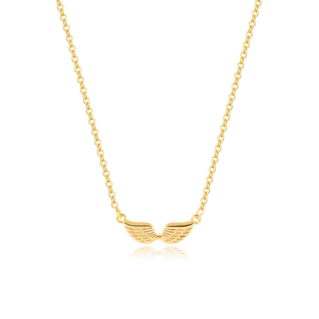 angel wings pendant necklace