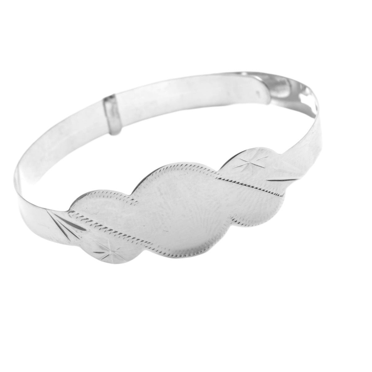 baby bangle in silver