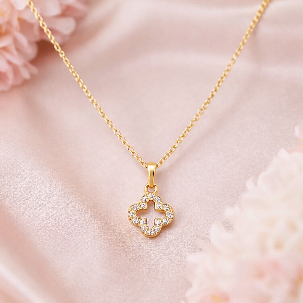 Gold Clover Pendant