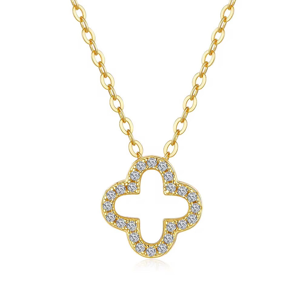 Gold Clover Pendant