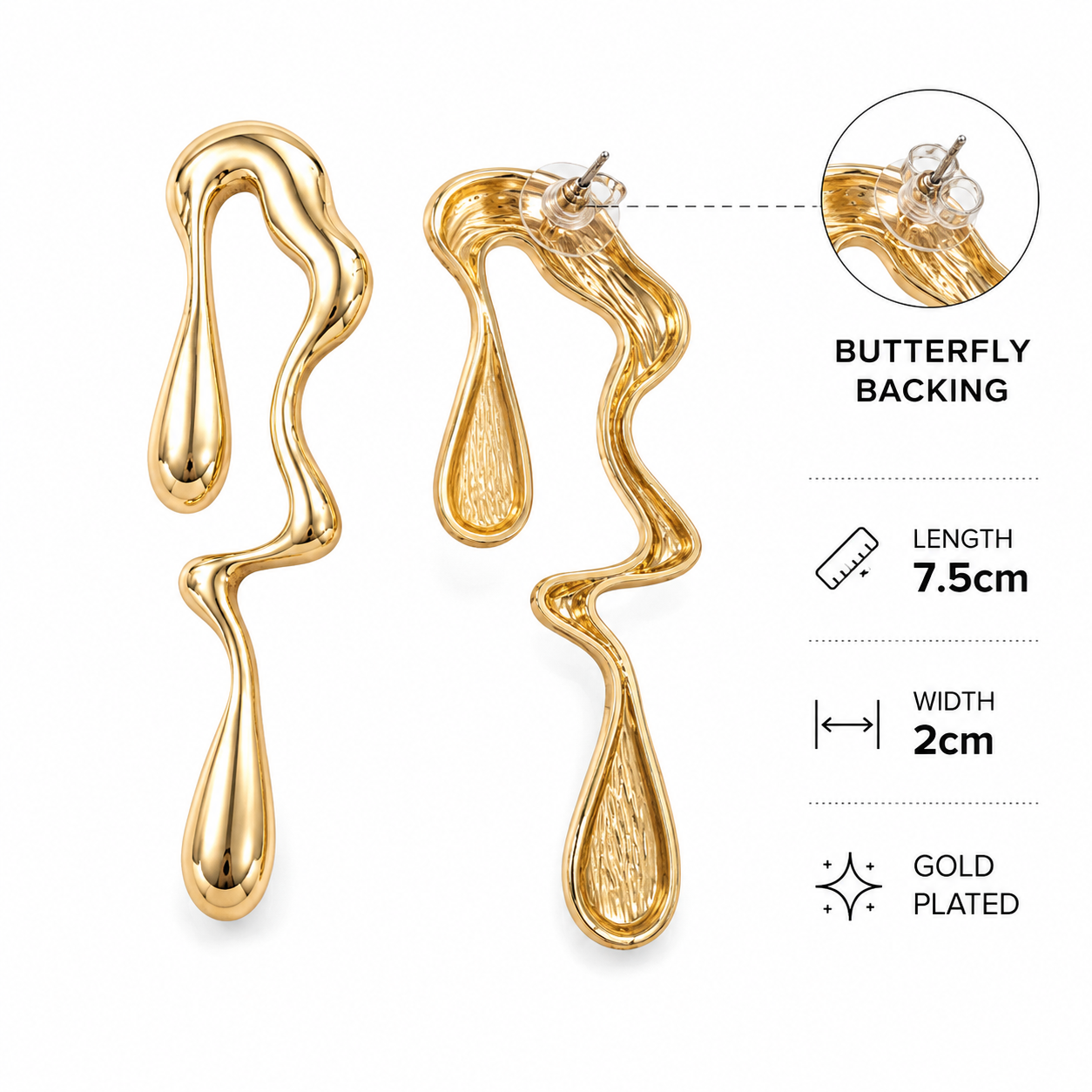 Vixen Contemporary Sculptural Earrings