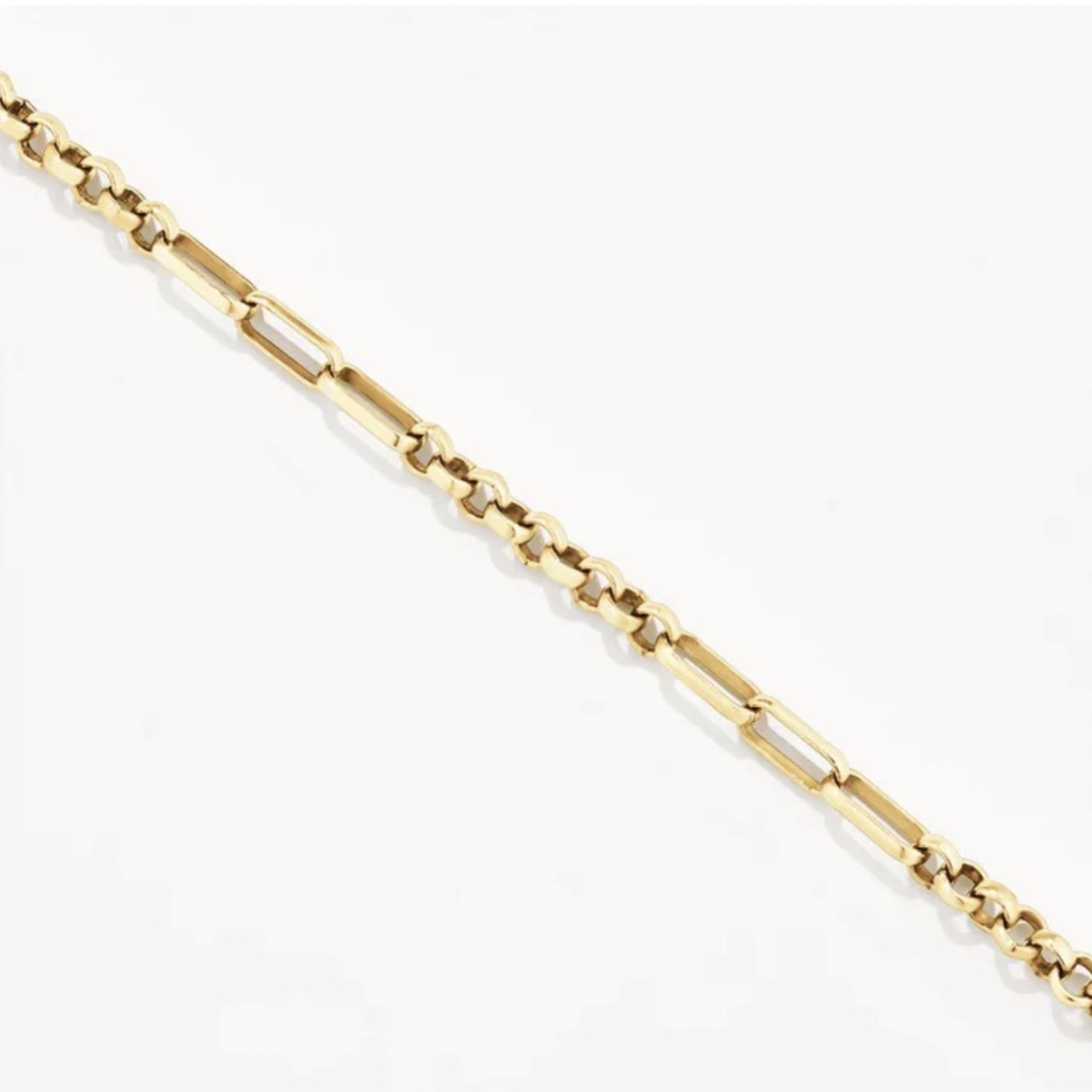 fob necklace gold plated