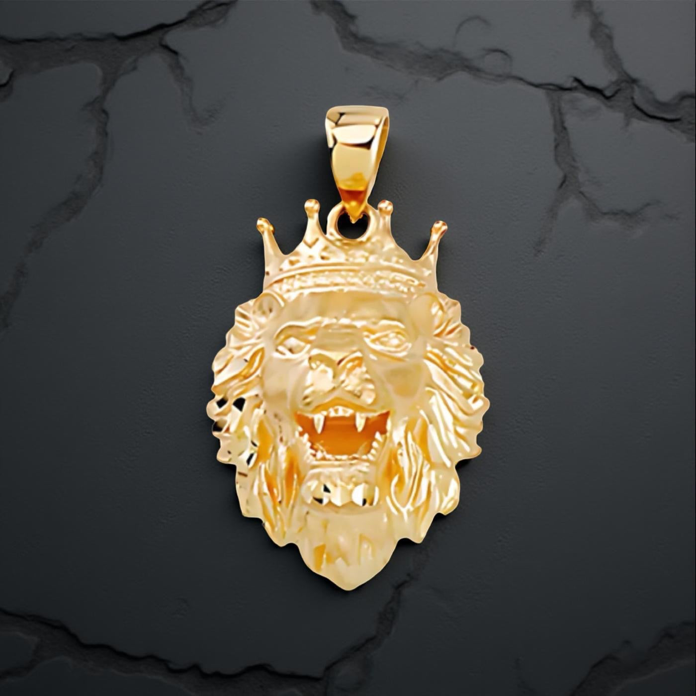 King Of The Jungle Lion Pendant