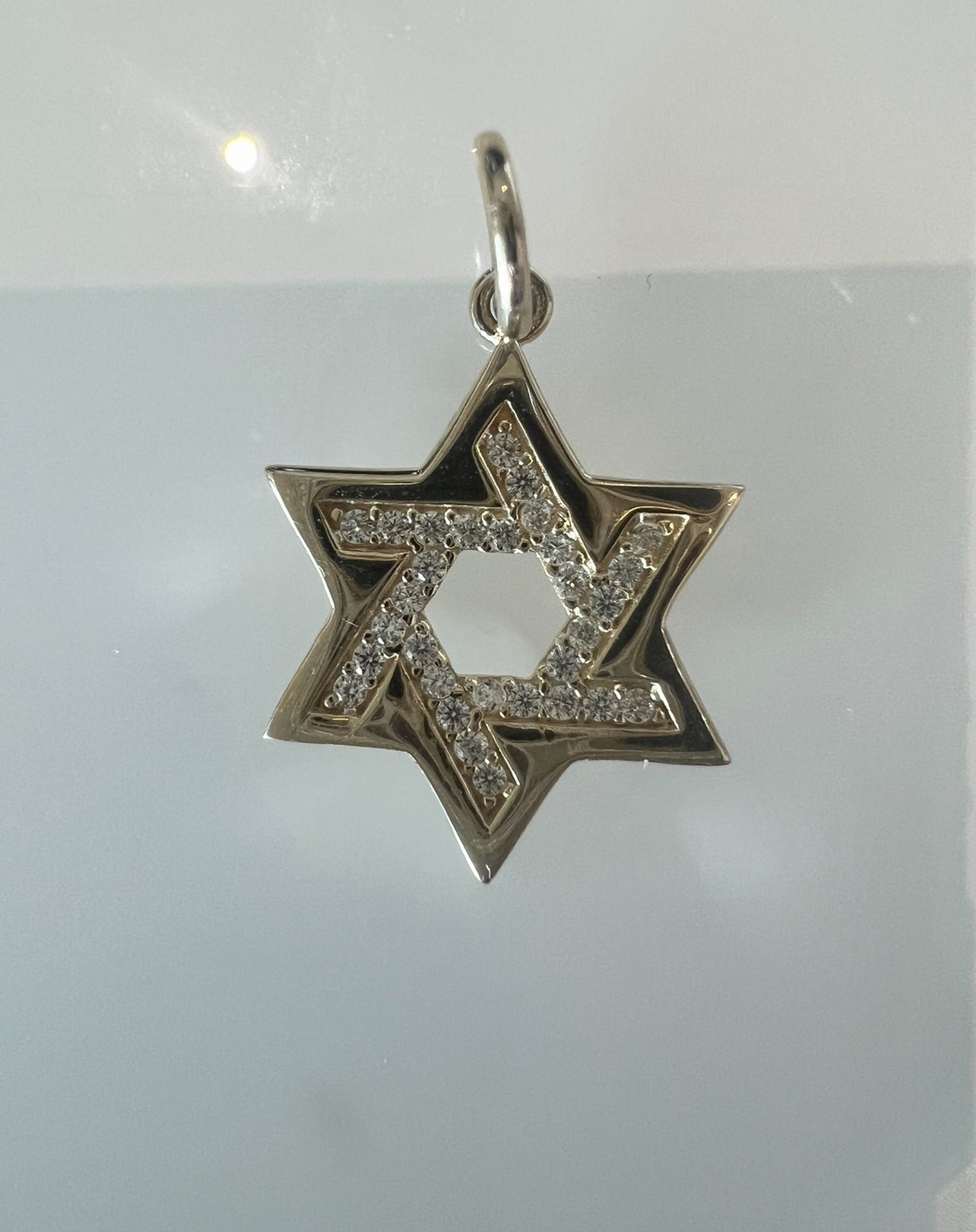 9ct Gold Star Of David Pendant