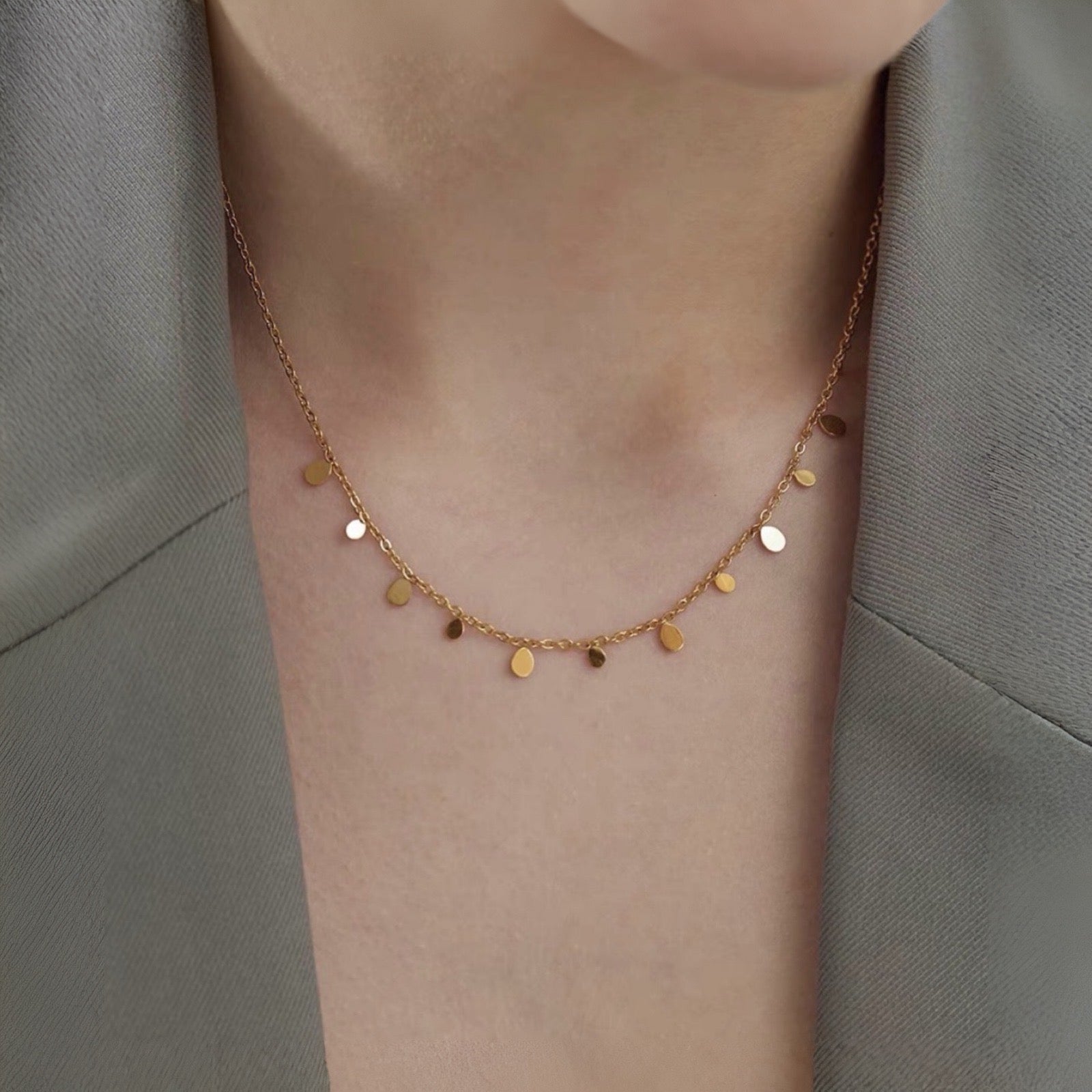 Mini Discs Necklace