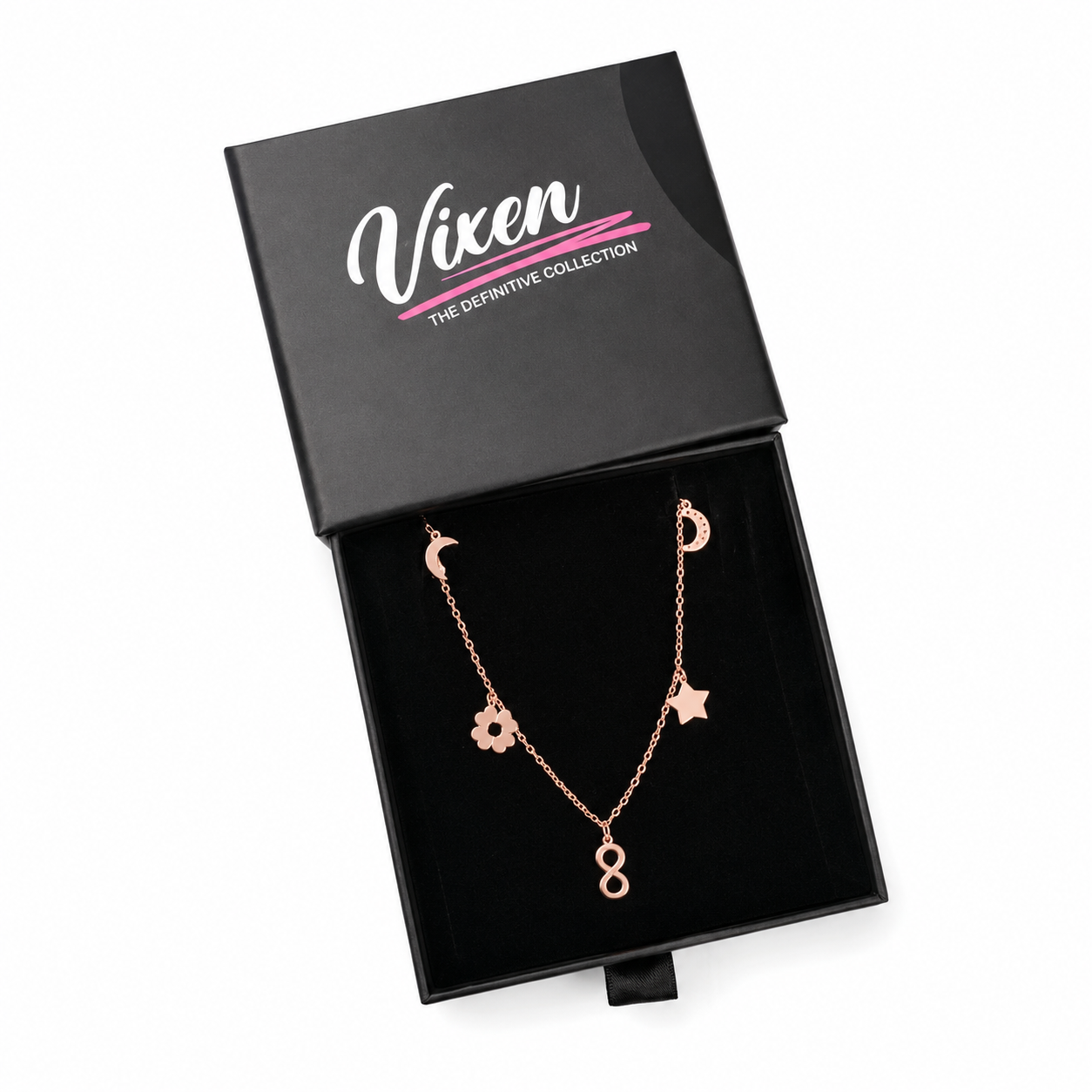 9ct Gold Assorted Charms Bracelet