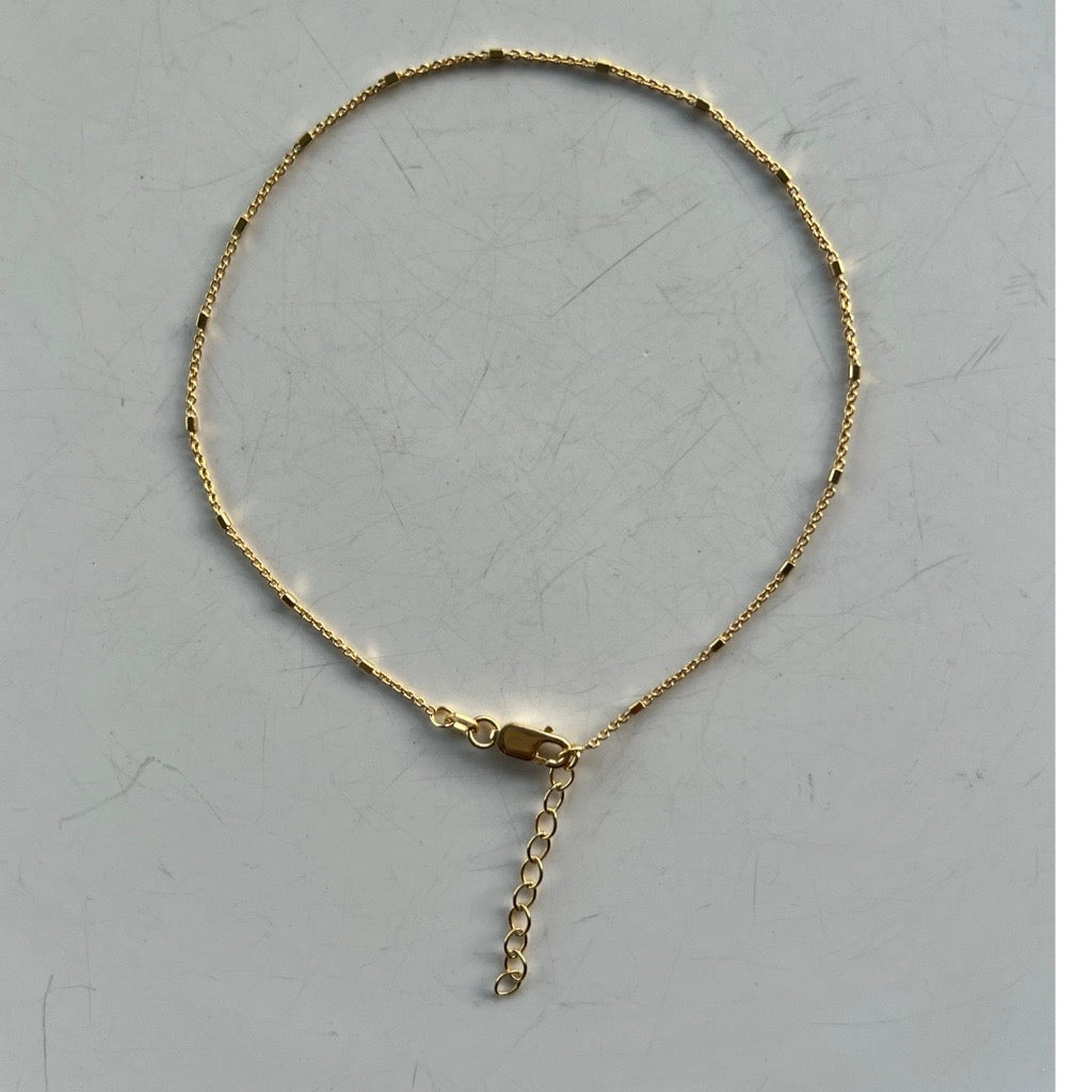 Square Tube Ankle Chain