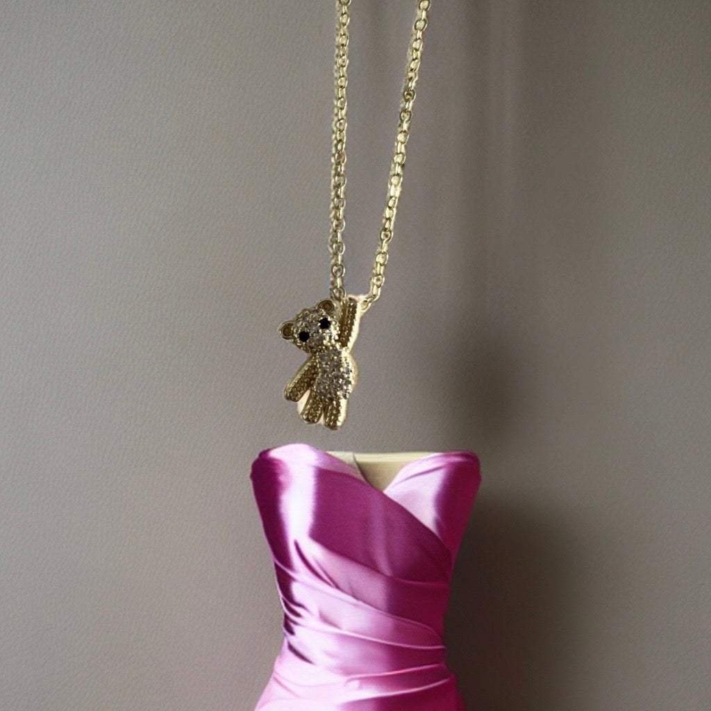 teddybear pendant necklace 4