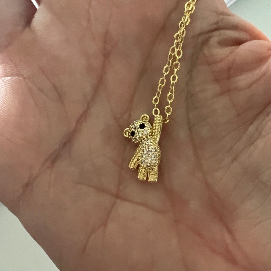 teddybear pendant necklace 5